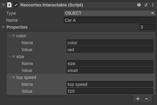 Neocortex Interactable