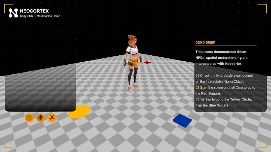 Interactables Demo scene