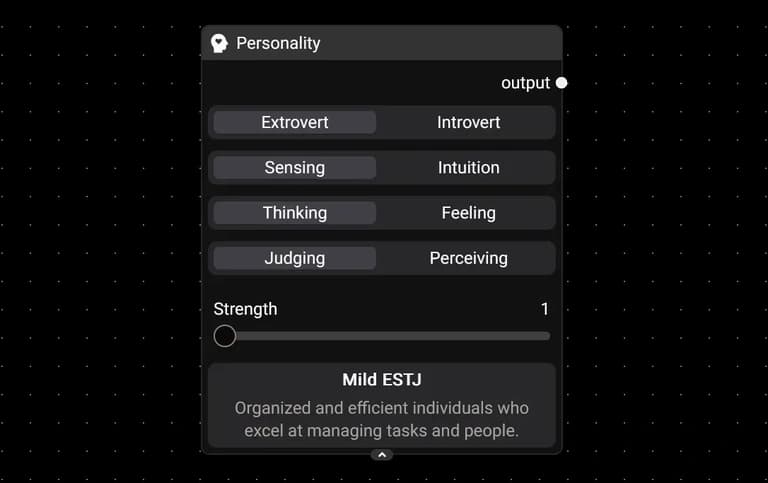 Neocortex Personality Node