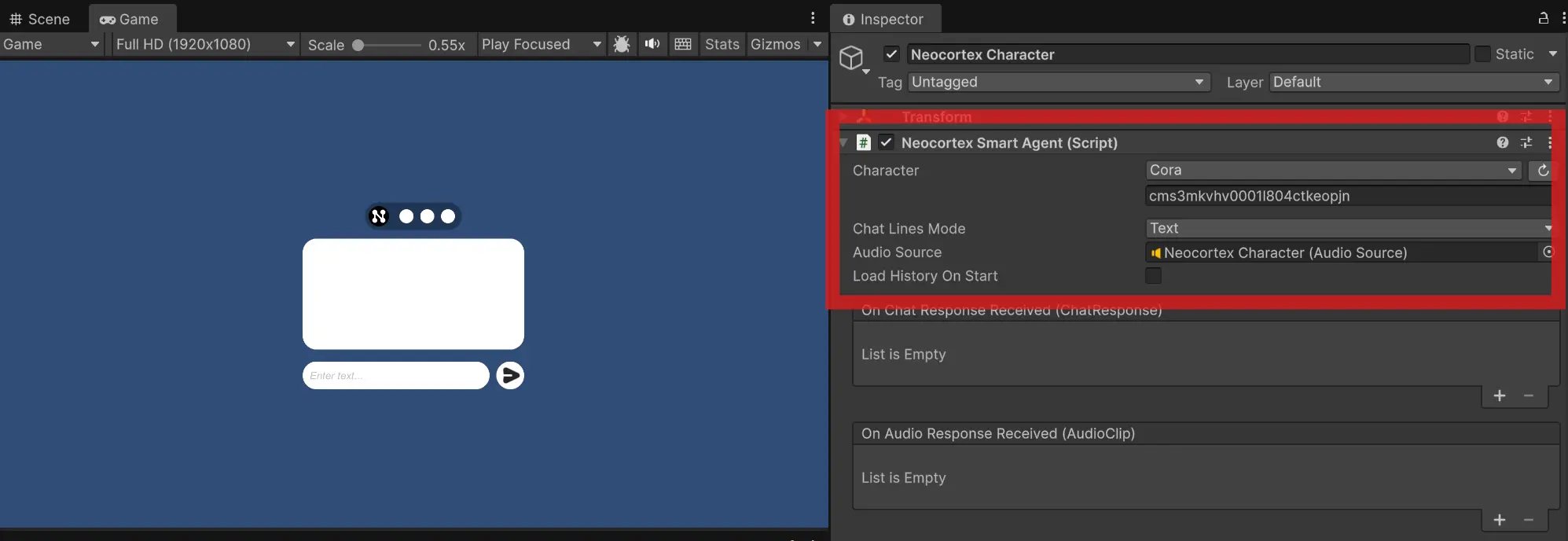 Smart Agent character picker